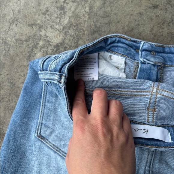 KanCan Light Blue Distressed Ankle Jeans - Picture 5 of 6